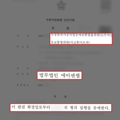 [뺑소니] 음주운전 및 특가법 위반(도주치상) 혐의, 집행유예 판결 이끌어내